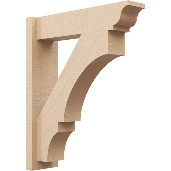 Ekena Millwork 5 1/2-in W x 20-in D x 24-in H Balboa Trad Rough Cedar Woodgrain TimberThane Outlooker, Primed Tan OUTUR055X20X24BOA04RCPR - main